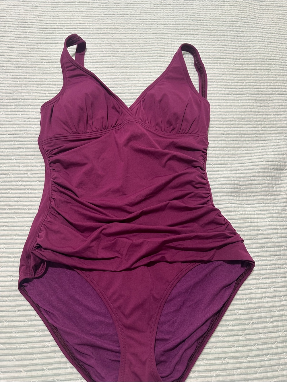 NWOT Tommy Bahama Plum Purple One-Piece Swimsuit